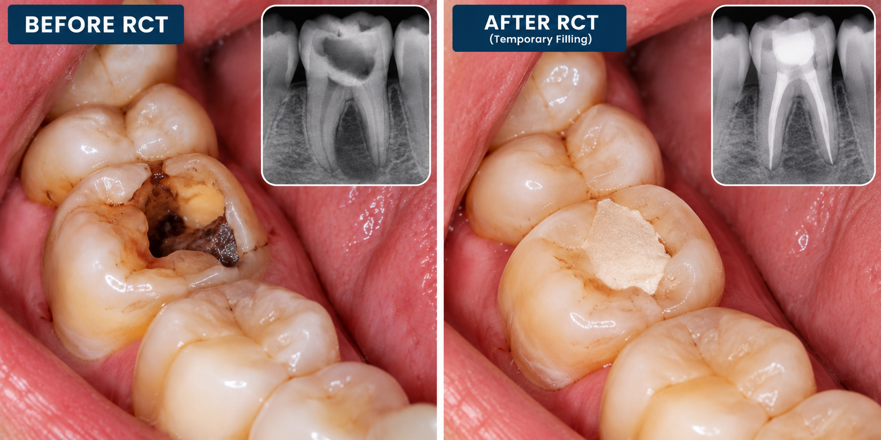 Root canal treatment dental procedure